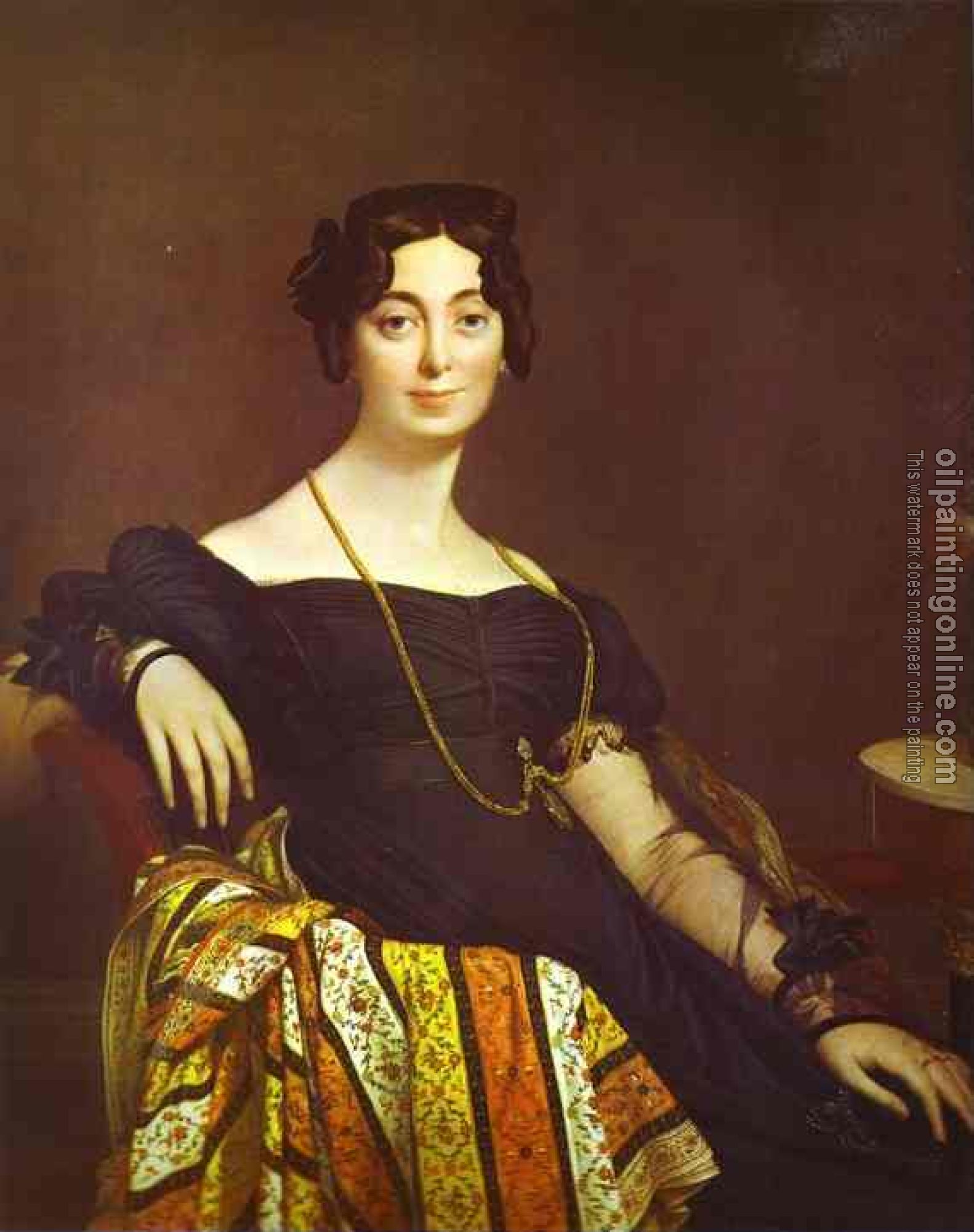 Ingres, Jean Auguste Dominique - Madame Jacques-Louis Leblanc
